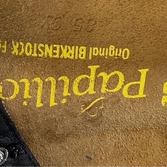 Sold♻️Papillio Birkenstock Slide Slip On Sandals Womens Size 7 - Picture 11 of 12